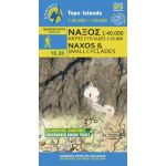 Map Naxos and Small Cyclades 1:40.000 Published by Anavasi