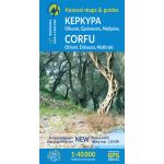 Map Corfu 1:40.000 Published by Anavasi