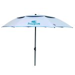 Hupa Oasis BlackOut Beach Umbrella 2m Diameter Light Grey