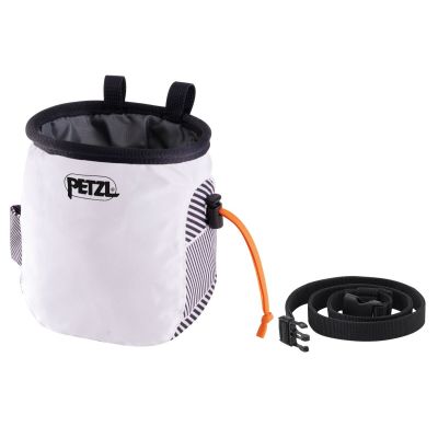 Petzl Saka Chalk Bag White Dazzle