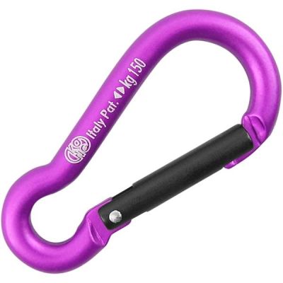 Kong Mini Pear 5mm Small Aluminum Carabiner Purple