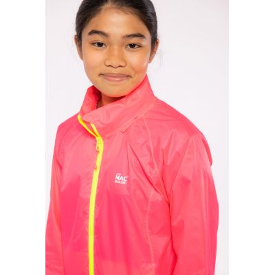 Mac in a Sac MINI Neon Waterproof Packaway Jacket Neon Pink