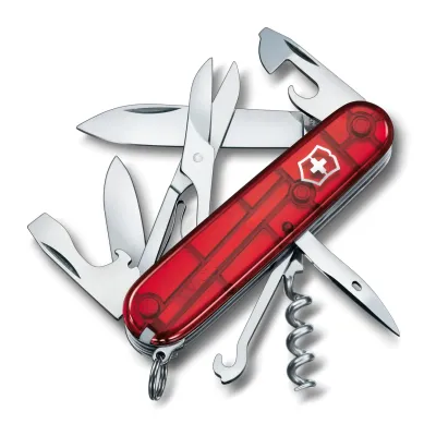 Victorinox Σουγιάς Climber Red Transparent